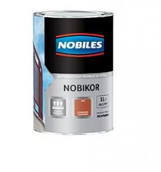 NOBILES NOBIKOR- Antykorozyjny podkład do metalu, matowy,Czerwony Tlenkowy 10l 