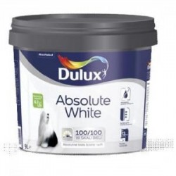 Farba DULUX Absolute white Biały 5 l